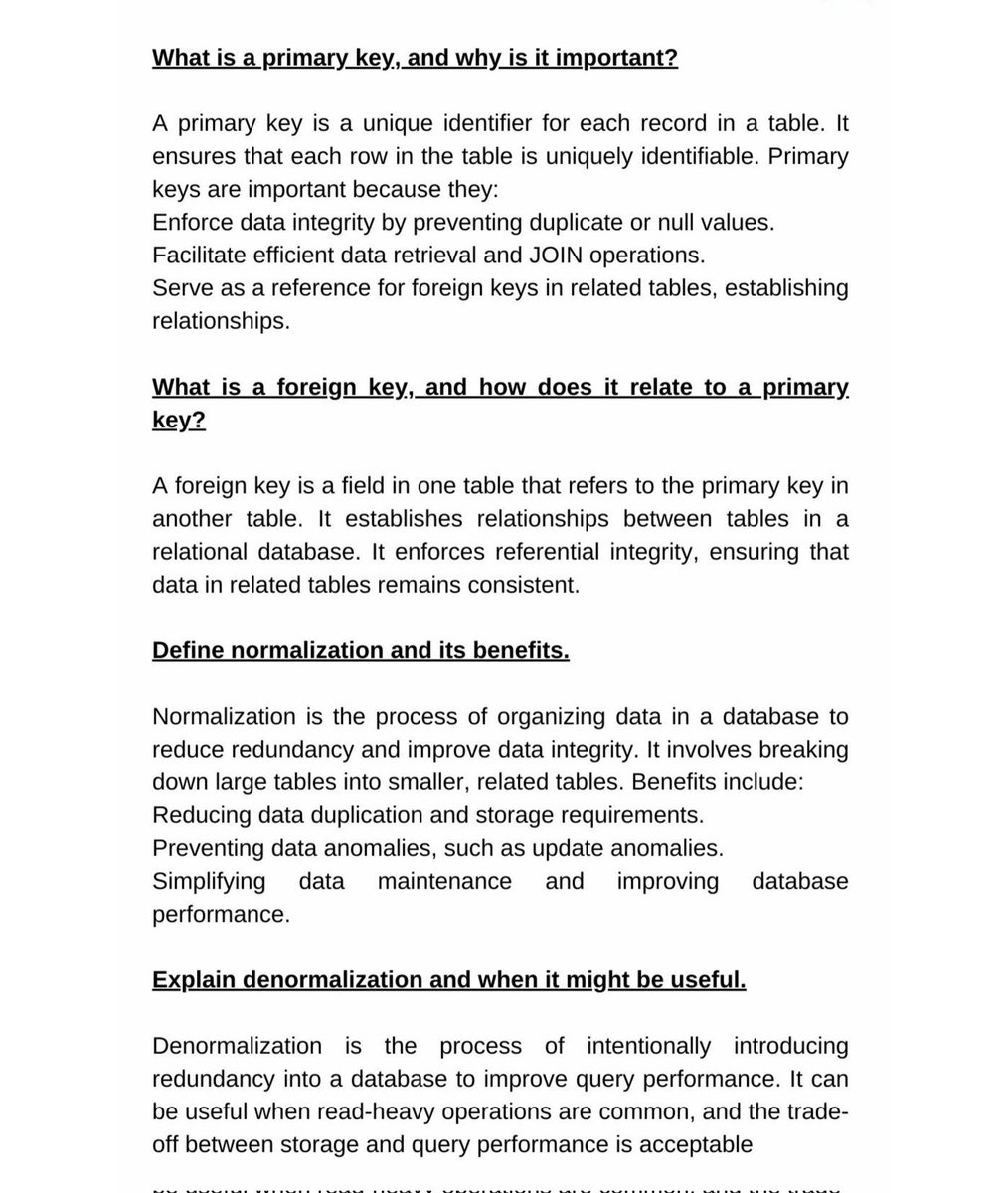 RahulKu22532718's tweet image. SQL is difficult to learn, but not anymore!
Introducing Complete SQL Training Course, All Queries, Tips & Tricks , shortcuts Absolutely Free
It helps you to save 80% time and money 🤑
To get it : just
👉 Like and Repost.
👉Comment "SQL"
👉Follow me (must) to Dm you link🖇️
