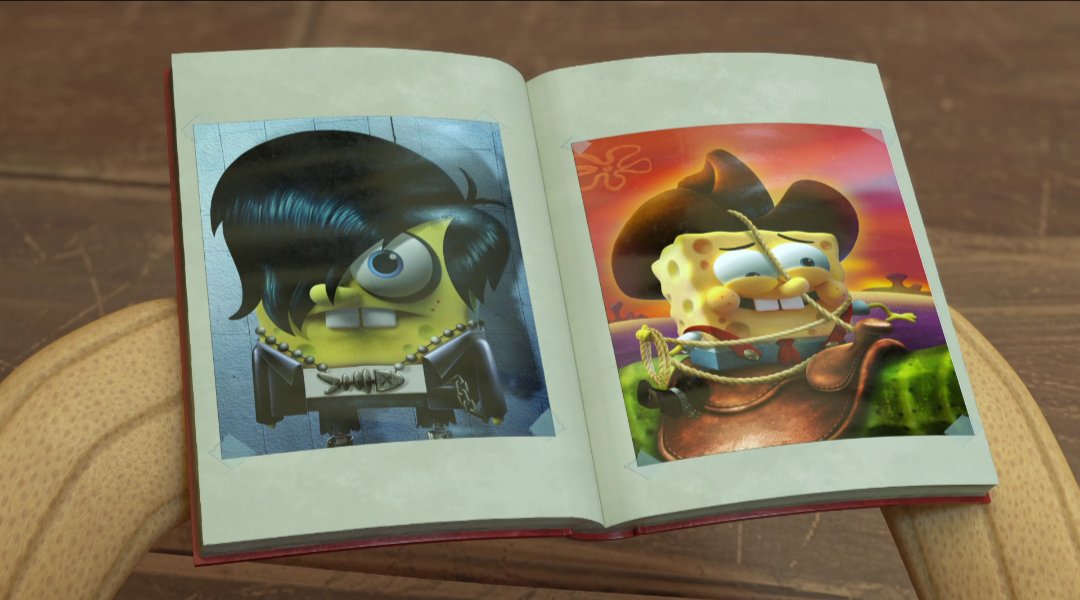 DeSoupBowl's tweet image. Friendly reminder that SpongeBob canonically went through an emo phase.