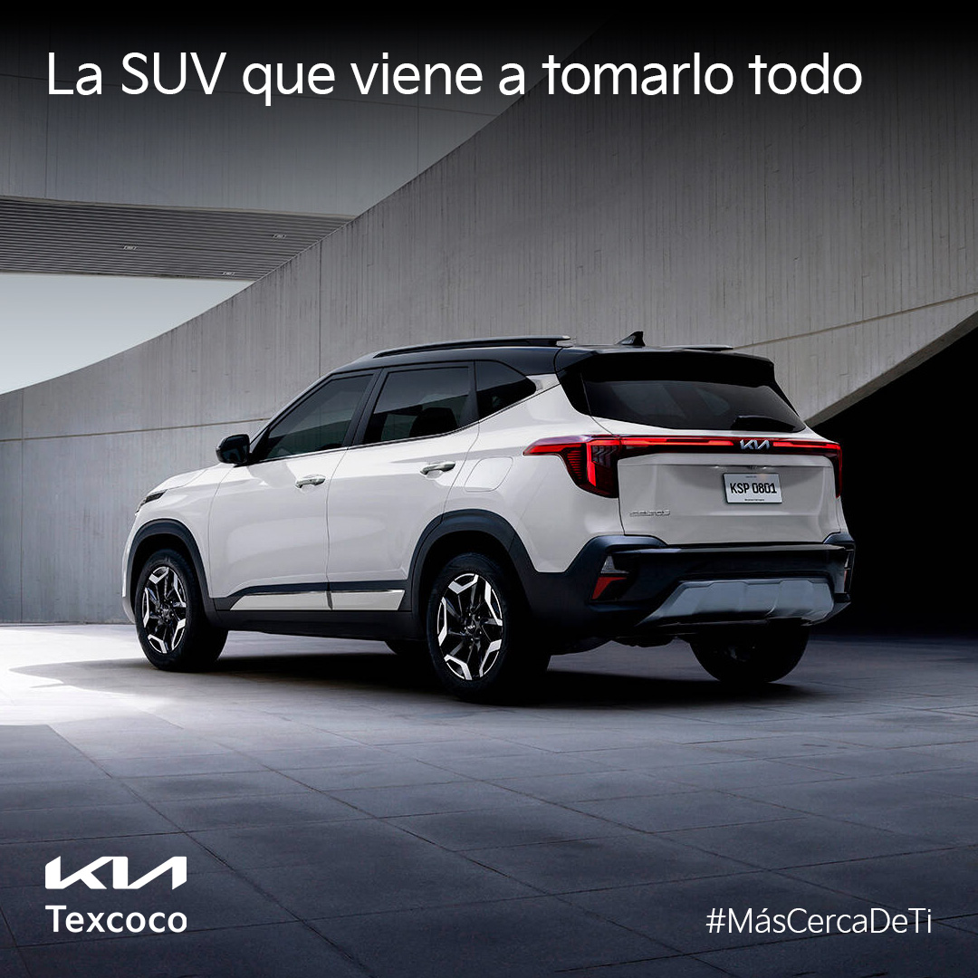 KiaTexcoco's tweet photo. El Kia Seltos es el SUV que estabas esperando. Con su espacioso interior y tecnología de punta, es perfecto para tus escapadas. Deja en los comentarios la palabra SELTOS⬇️⬇️⬇️ y te enviaremos más detalles.
.
#KiaTexcoco #MásCercaDeTi #MovementThatInspires https://t.co/X3wXmqWbZw