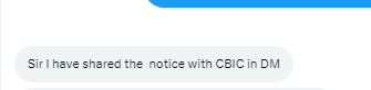 atulmodani's tweet photo. Dear @cbic_india 

As required , The complete concerned notice is sent you via DM digitally signed by SGST Mohali Officer

Kindly check and update about the action you are taking.

As tweeted by you "The questions I have highlighted are not part of the details prescribed for GST registration under the GST Act or the Rules." kindly update why such lapses are happening in case of issuance of GST Registrations across India ? 

The notice belongs to SGST Punjab , but as you have replied to my tweet and asked for the notice, and you being the supreme agency  which looks after GST in India, kindly do not say that this falls under SGST.

Further also update how you will ensure the concerned officer who has issued this Illegal , unconsitutional notice which affects basic principles of constituion of India and GST Act will not harass the client who has shared the notice with you in good faith. @PMOIndia @nsitharaman @nsitharamanoffc @GST_Council @FinMinIndia FYI , this is a grave conern of taxpayers of India who are supporting the country by being legally compliant but are harassed by system. 

Even @Infosys Founder @TVMohandasPai  who looks after all important GSTN portal has raised similar concerns quoting my tweet. This suggests the issues raised by me are proper , conerning and are faced by many taxpayers across the country.