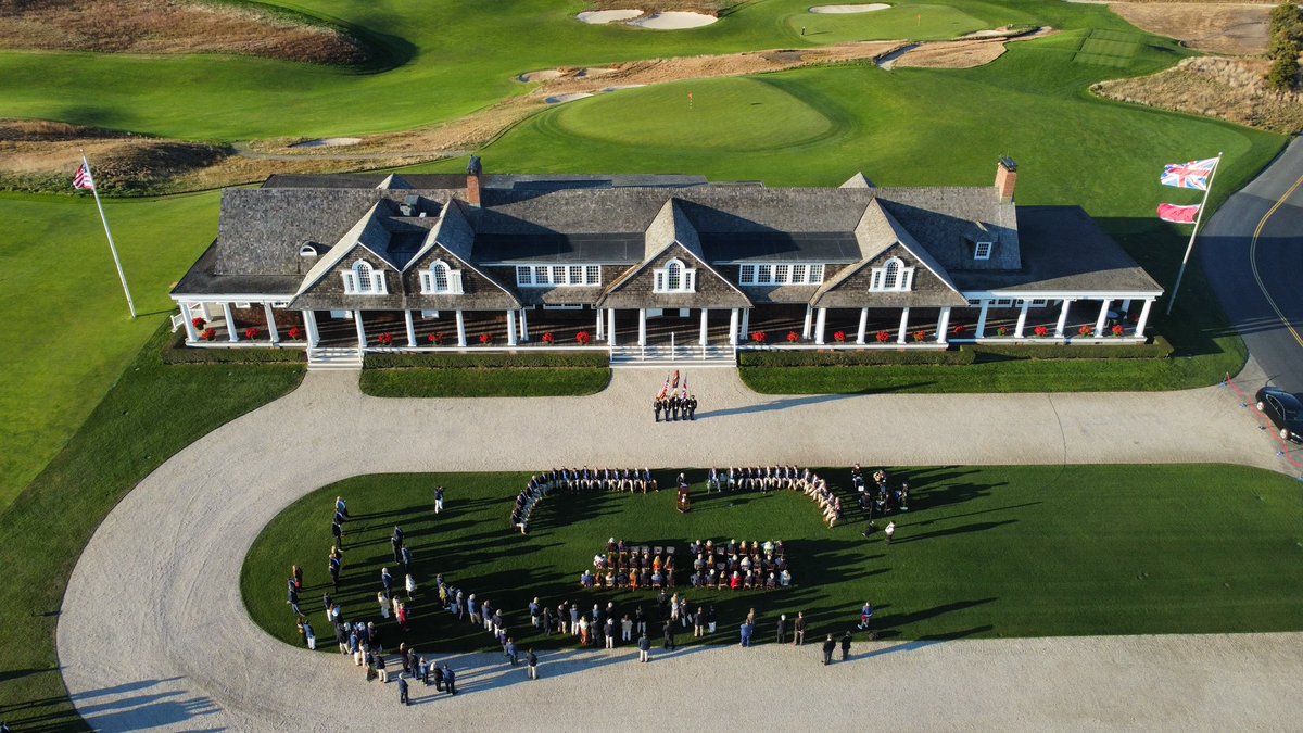 Our captain Andy Stevens at an epic #simpsoncup Opening Ceremony at Shinnecock Hills!
