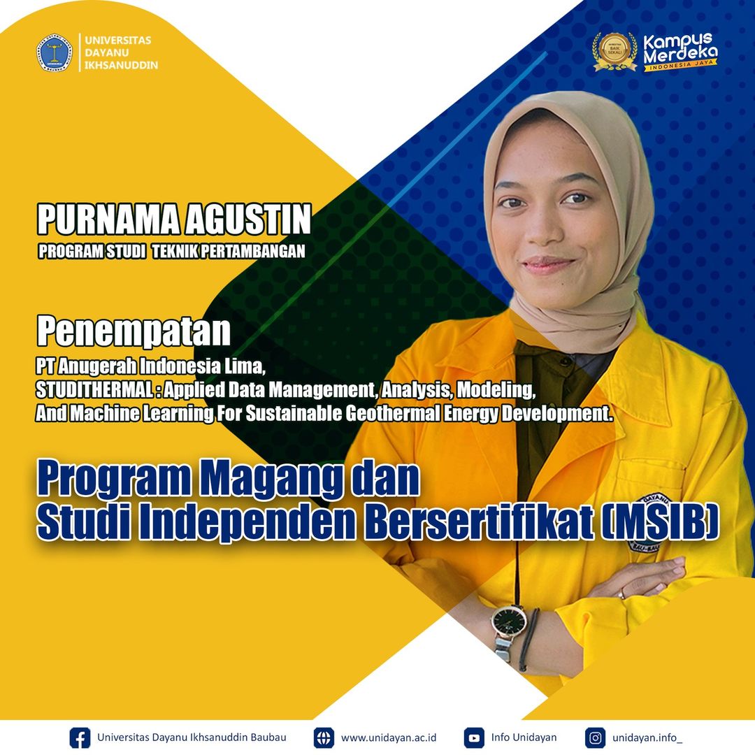 unidayan_'s tweet photo. Empat mahasiswa UNIDAYAN berhasil lolos dalam Program Magang dan Studi Independen Bersertifikat (MSIB) MBKM Angkatan 7. Mereka siap menimba ilmu langsung di dunia kerja dan industri! https://t.co/byiCXEUfTS
