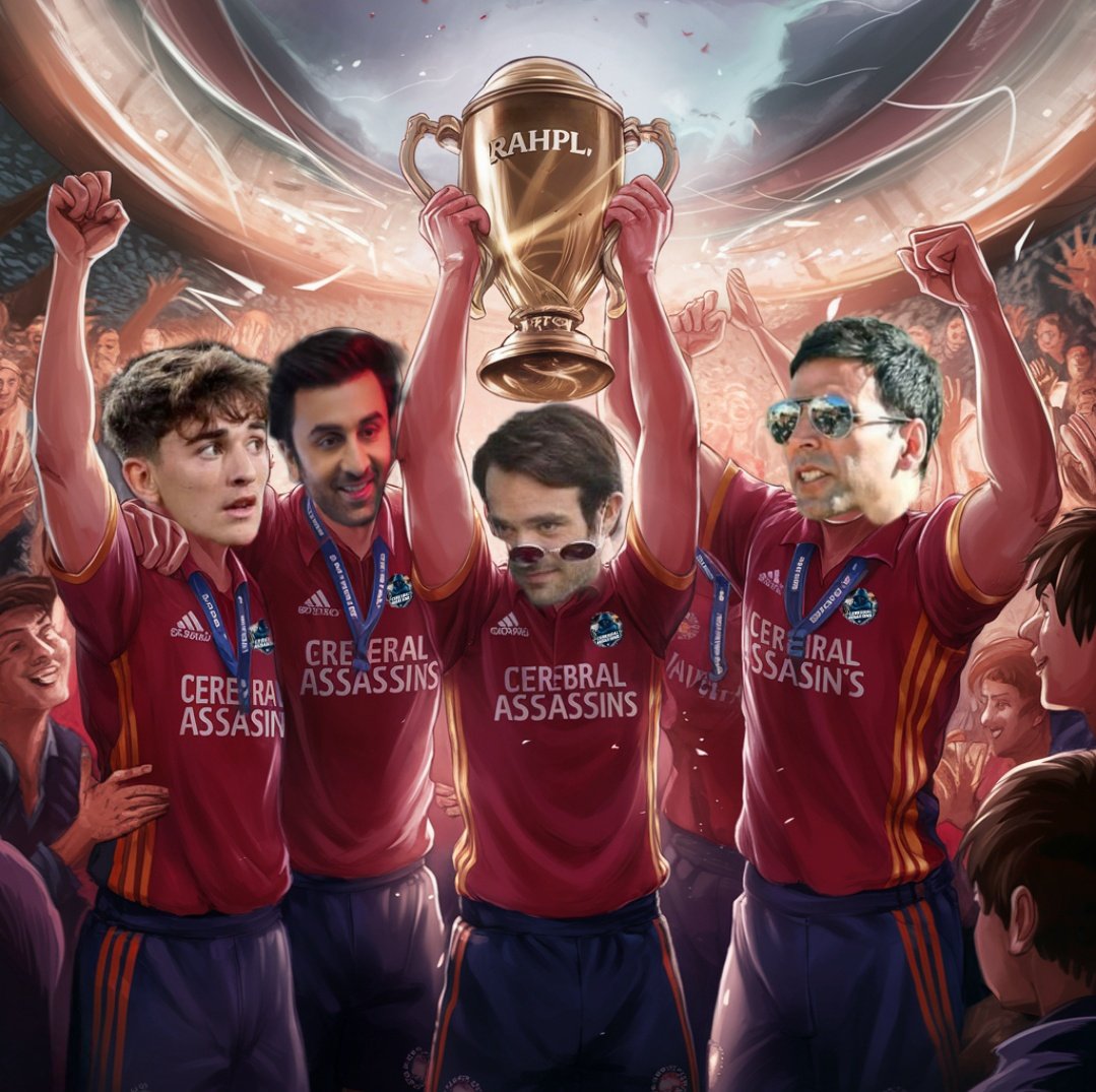 TeamCAOfficialx's tweet photo. CHAMPIONSHIP TITLE SECURED ! ❤️🏆

WE ARE THE CHAMPIONS !

CEREBRAL ASSASSINS WINS @RAHPLOfficial SEASON 1 !

@Kohlliers @Akshay_Brigade @hardik_10_ @Itz_me_Sachi @Aaxashh @DeluluTomato @Chai_Allure @ShubhamChomuHai @loafstarblink @I_myash183 @Darsh_Official_ https://t.co/SJjggo3VSl