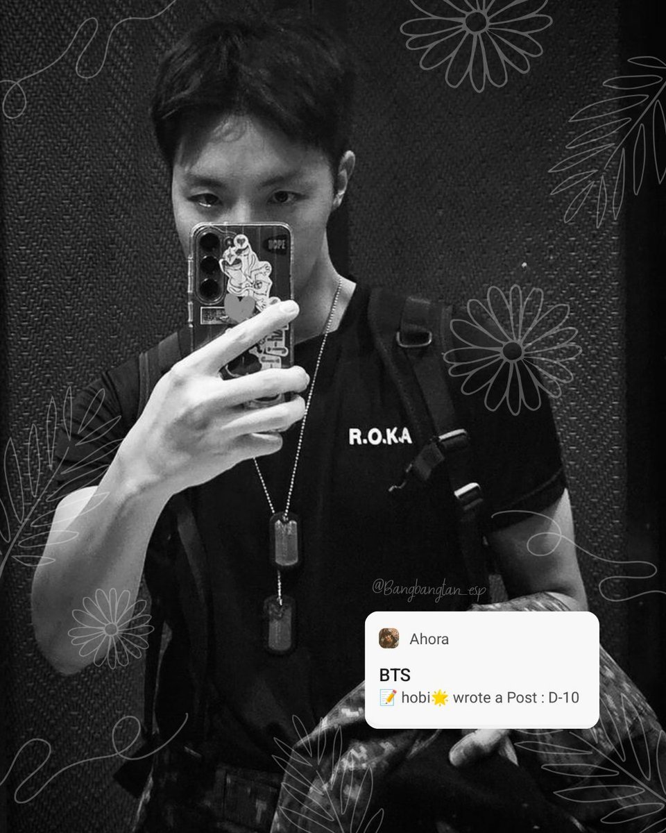 BangBangtanEsp_'s tweet image. [D-10] @BTS_twt 
¡Está sucediendo Army!
#10DaysToMeetOurHOPE
#UntilWeMeetAgainOurHOPE
#WaitingForHOPE
#jhope_countdown
#To_Be_Continued_1017

Yaya 🐼