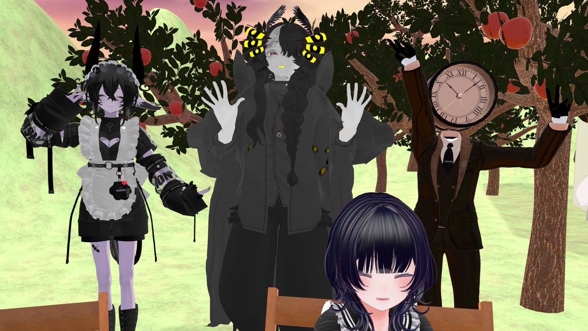 #VRC人外カフェ　遭難してきました！
前回か弱きニンゲンとして迷い込んだので、今回は人外で行きました。同族として接してもらえるのもまた違う良さがあり嬉しかったです……🥰
同卓したくれた方達みんな優しさに溢れていて感謝、一緒に転職頑張ろうな👊