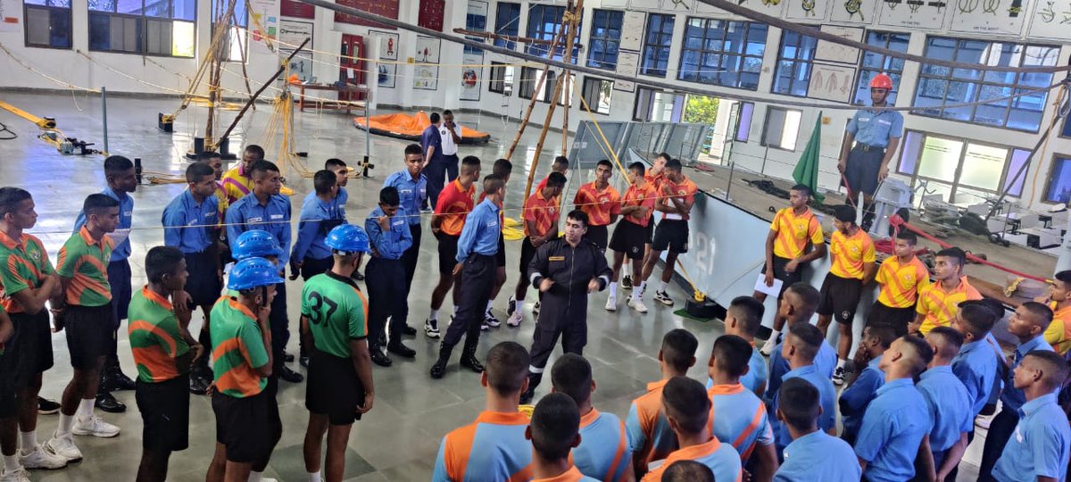 Indian Naval Academy tweet media