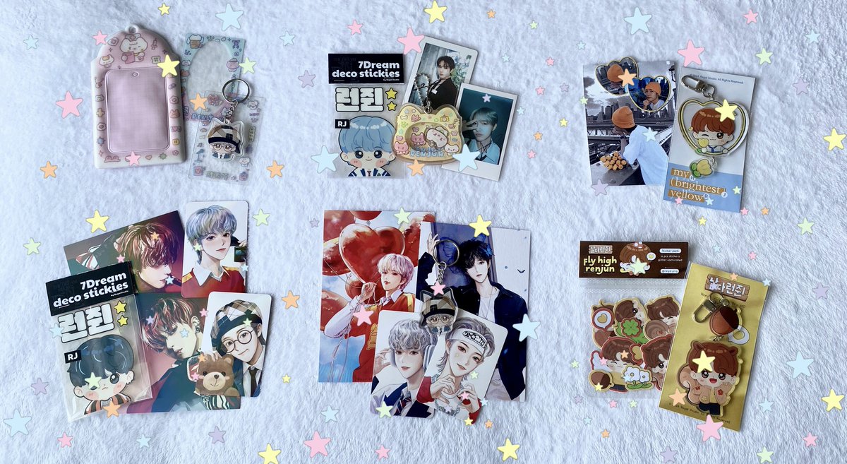 . ☘︎ ݁˖ special giveaway to celebrate renjun comeback ⊹ ࣪ ˖

🎁 fanmade goods from Renjun bar, TisliKe1122 and Regal Studio for 6 winners .ᐟ 

rules:
⋆ sayang renjun
⋆ rt &amp; like this tweet 
⋆ rep with wishes for renjun + hashtag #WelcomeBackRenjun 💛

end: 9 Oct ― 21.00