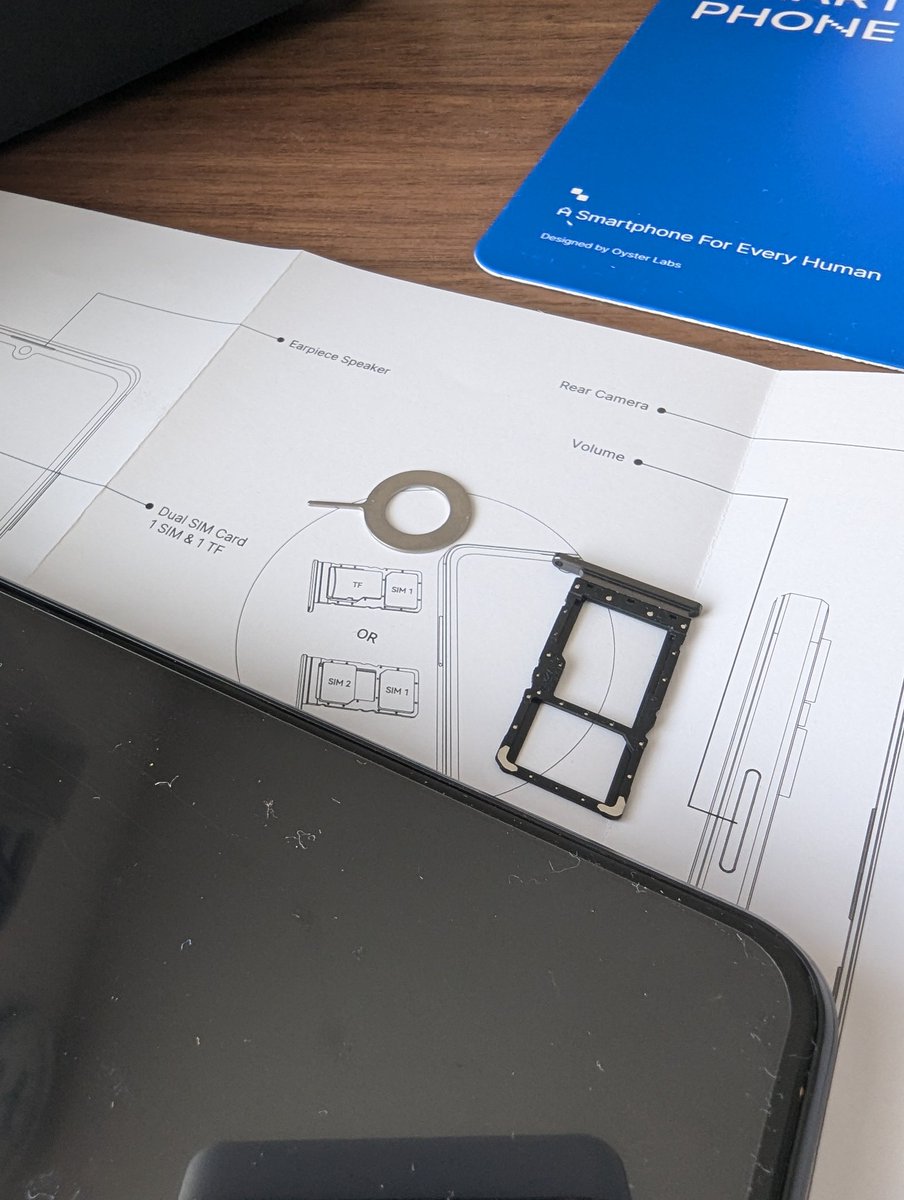 きたぁぁぁ！！ 📱OysterLabs(@oysterecosystem) TON PHONE(UBS1)届き