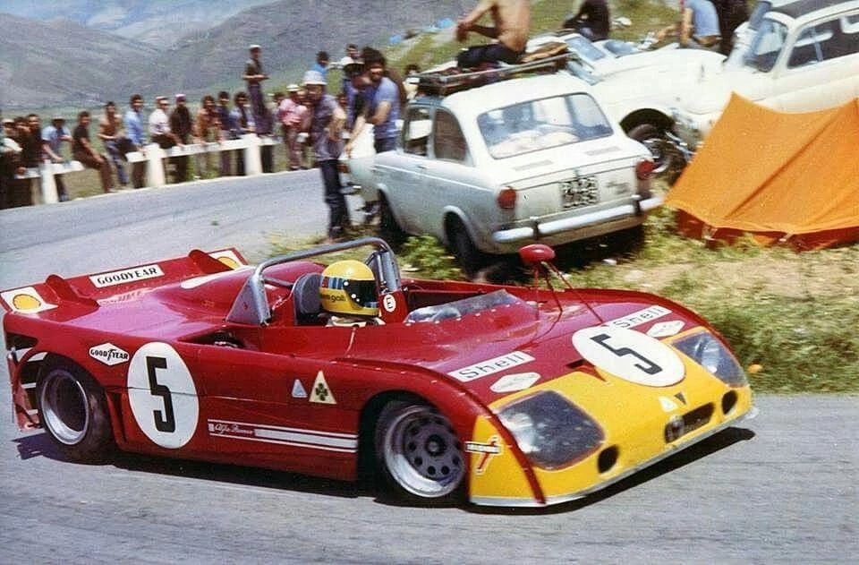 Nanni Galli (crewed with Helmut Marko), Alfa Romeo T33/TT/3
World Championship for Manufacturers - Targa Florio, 1972.

#Endurance #WCM #Galli #Marco #AlfaRomeo #TargaFlorio