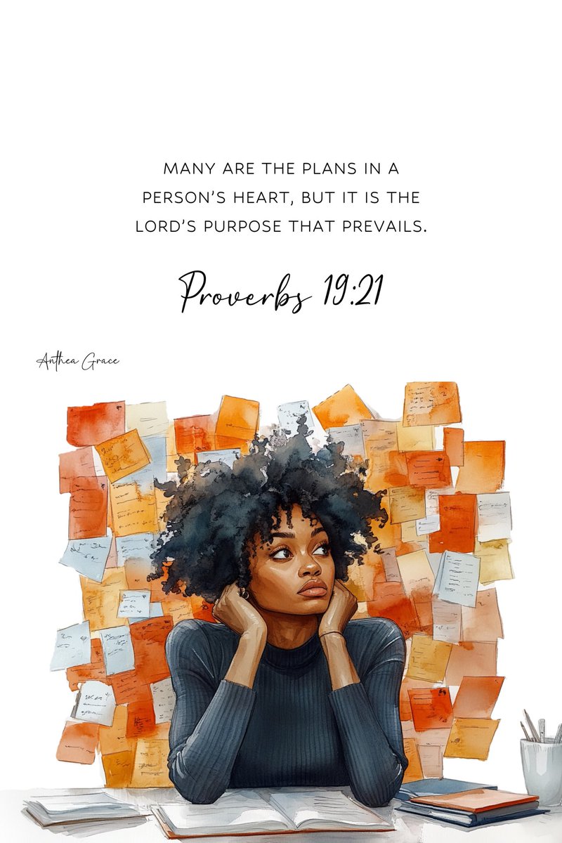 anthea_grace's tweet image. Verse for the day 🫶✨ #YouVersion 

Many are the plans in a person’s heart, but it is the Lord’s purpose that prevails.

- Proverbs 19:21 (NIV)