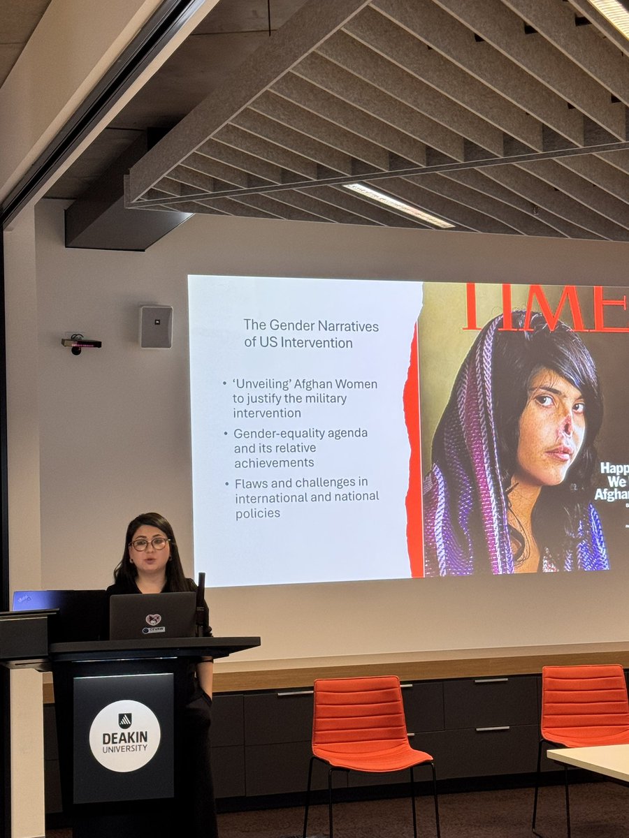 Shadi (@mrsshadisnape) on Twitter photo Dr. <a href="/FarkhondaAkbar/">Farkhondeh Akbari</a> ‘s presentation uses gender narratives to share about women’s rights prior & after US withdrawal. Her method is built on the feminist principle:once personal story,once told,becomes a transformative experience
<a href="/MonashUni/">Monash University</a>
<a href="/MESF_Deakin/">Middle East Studies Forum</a>
#MESF2024
<a href="/JacquiTrue/">Jacqui True</a> Dr. <a href="/FarkhondaAkbar/">Farkhondeh Akbari</a> ‘s presentation uses gender narratives to share about women’s rights prior & after US withdrawal. Her method is built on the feminist principle:once personal story,once told,becomes a transformative experience
<a href="/MonashUni/">Monash University</a>
<a href="/MESF_Deakin/">Middle East Studies Forum</a>
#MESF2024
<a href="/JacquiTrue/">Jacqui True</a>