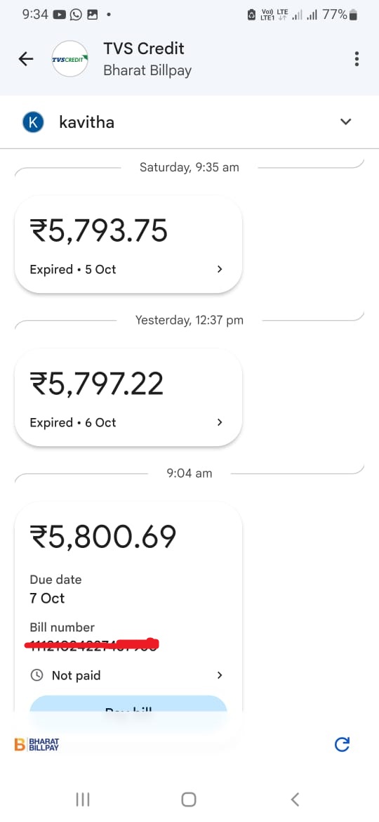 rybalaji's tweet image. கந்து வட்டி, மீட்டர் வட்டி, ஸ்பீடு வட்டி, சிட்டா வட்டி, ரன் வட்டி தெரியும், இது என்ன மாதிரியான வட்டி என்று தெரியவில்லை.

சரியான தேதியில் அசலும் வட்டியும் (ரூ.3515) காட்ட முடியாதபடி வடிவமைப்பு செய்யப்பட்ட app @MLJ_GoI 

#TVSCredit #TwoWheelerLoans @RBI