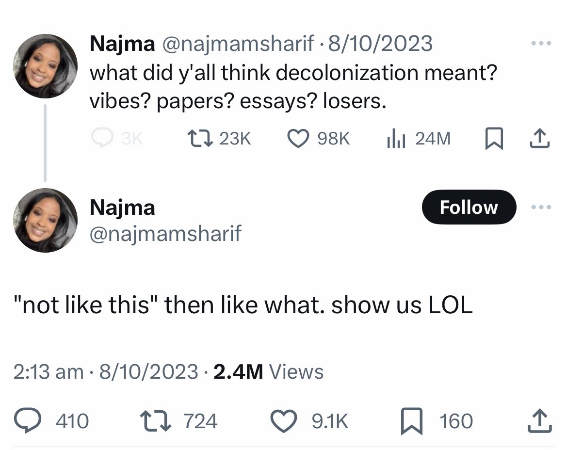 One year anniversary of one of the most evil Tweets of all time.

I am not even kidding when I say that this one short post played a significant part in changing my worldview forever.