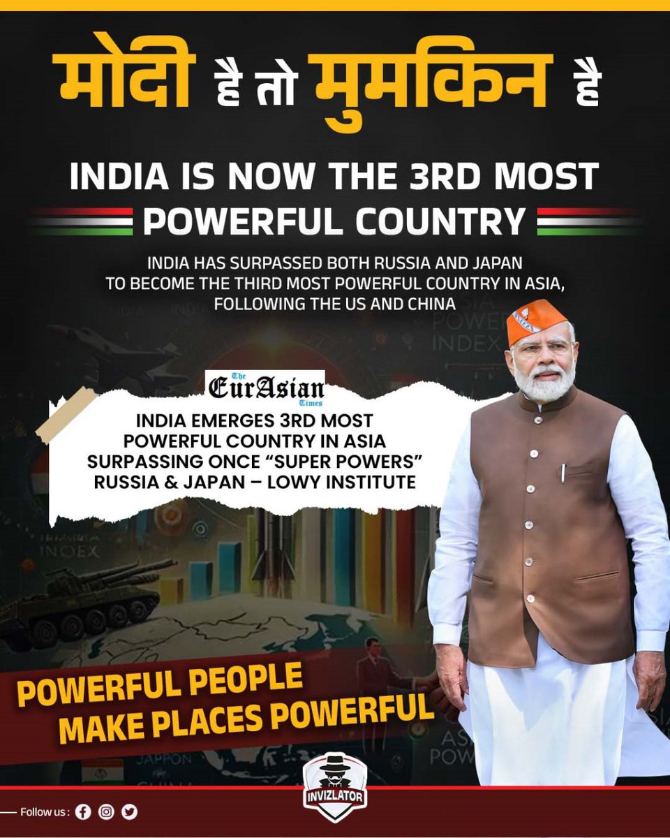 the_invizlator's tweet image. Great leaders turn possibilities into reality
#ModiHaiTohMumkinHai #PowerOfLeadership #VisionToAction #politics #trump #news #india #conservative #republican #usa #bjp #memes #election #america #maga #congress #covid #politicalmemes #donaldtrump #vote #democrat #liberal #freedom