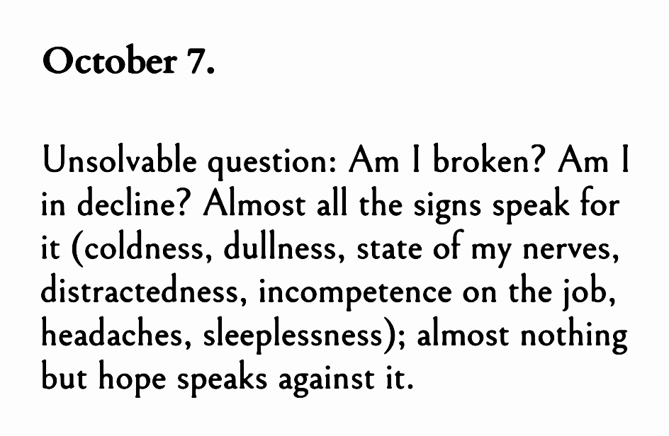 nostosart's tweet image. from the diaries of franz kafka