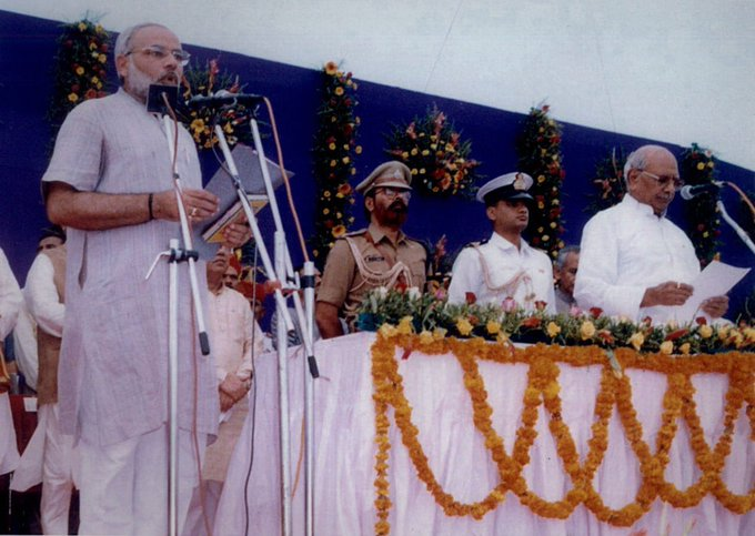 On 7th October 2001, exactly 23 years back, 
Narendra Modi was sworn in as Gujarat's Chief Minister.

And as they say, the rest is history