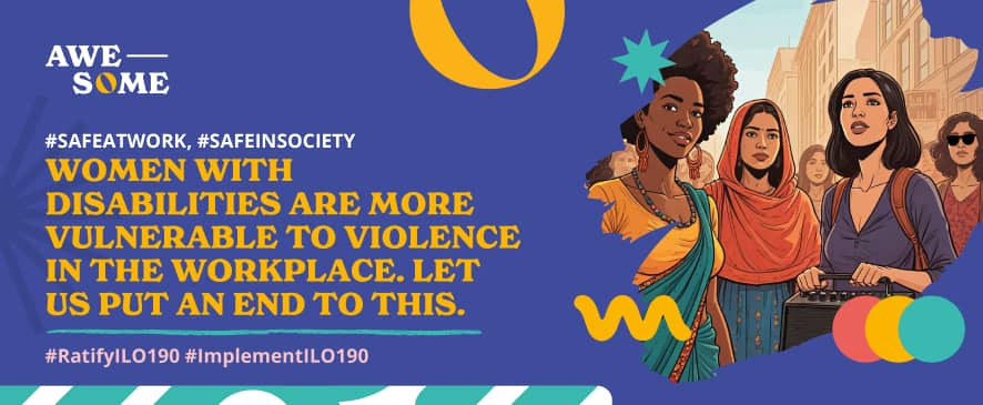 ImaniMulungi's tweet image. Women with disabilities are more disproportionately affected by discrimination and exclusion from work as well as harassment. 
The ILO190 highlights the importance of reasonable accommodation to meet these women&apos;s needs in places of work.

#ImplementILO190 
#SafeAtWork