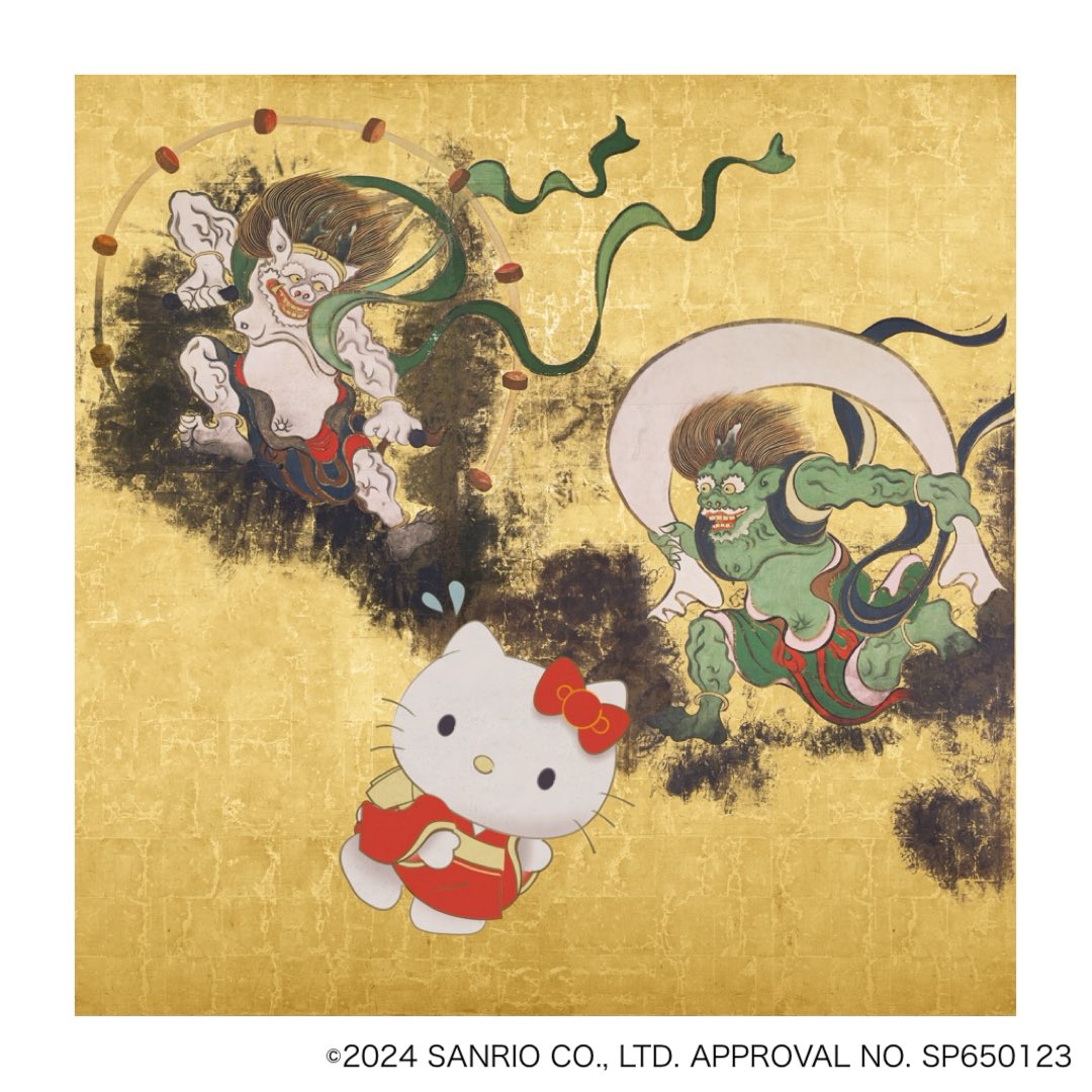hellokitty_exh's tweet photo. ＃ハローキティ展 では、＃東京国立博物館 の収蔵品と #ハローキティ のコラボが実現✨
東博コラボのグッズも多数ご用意しておりますのでお楽しみに🛍
 
チケット好評発売中🎫
🔗 https://t.co/EqUerQJ4eB
 
#hellokitty50th https://t.co/PmduNgvJBh