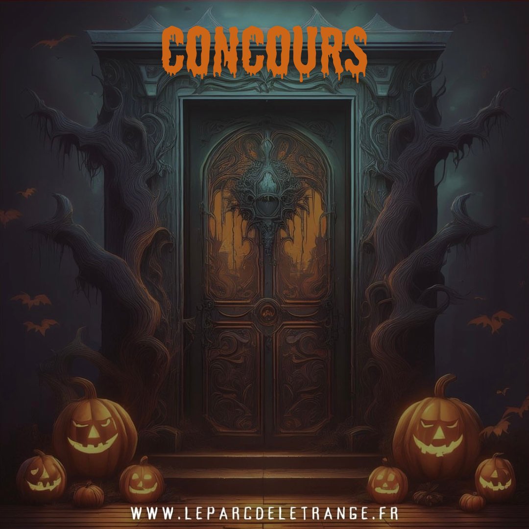 🎃 #concours Tentez de remporter 2x2 places pour le Parc de l’Étrange au Parc de Saint-Cloud, le 19/10 à 18h30. Pour participer, suivez-nous et repostez ! 🦇
Tirage au sort le 16/10.
