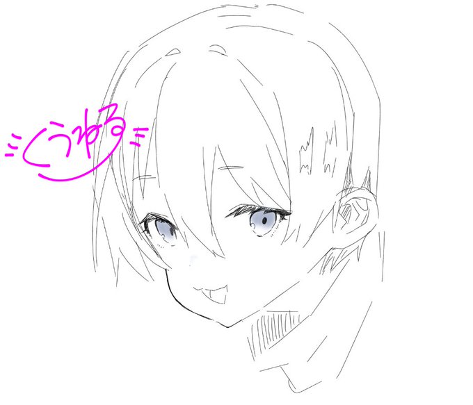 落書きは後で消します。
今落書きしながらペンの調整してるけど結構補正の影響受けてる感じする。壊れかけのHUIONの液タブ騙し騙し使ってたツケを今盛大に払ってる…… 