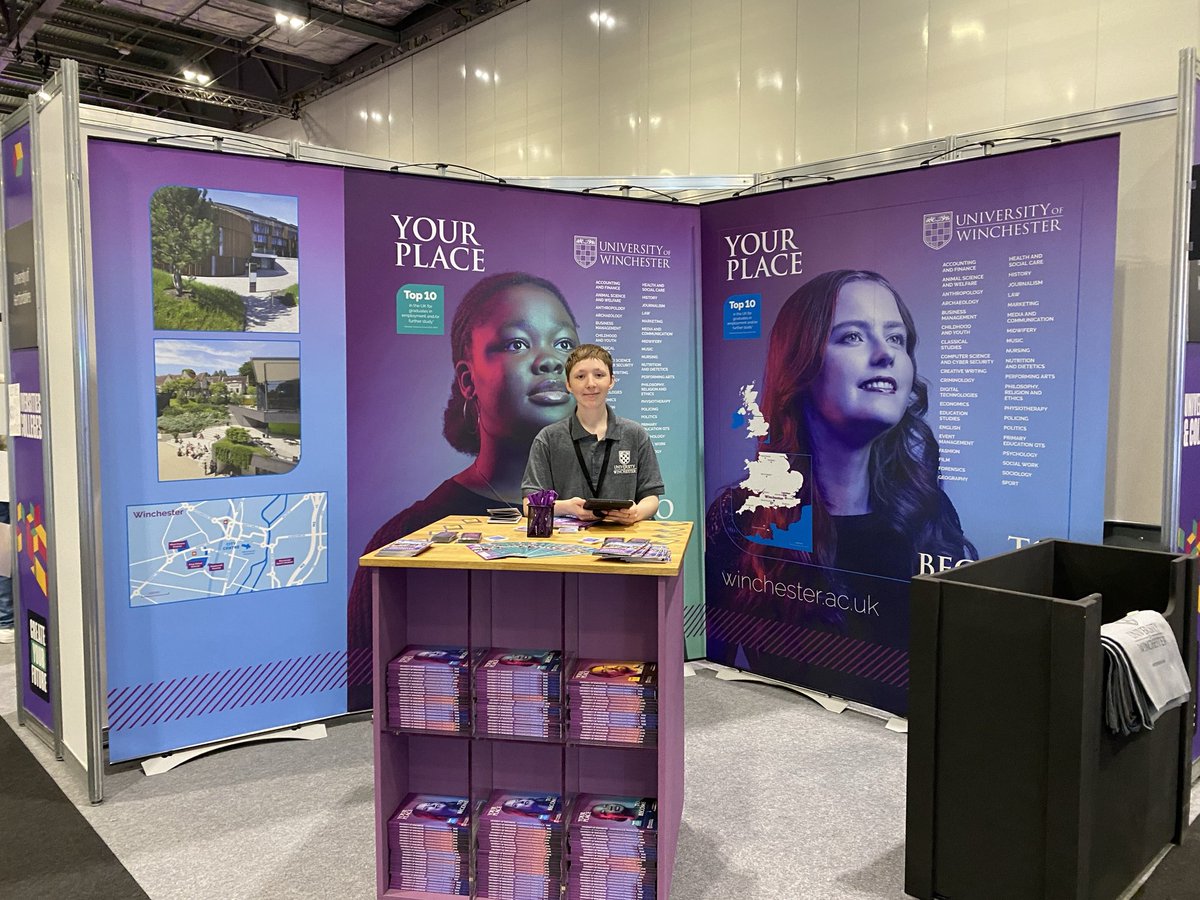 ✨️Time to get creative✨️ 

Come and find us at UCAS Create Your Future today and tomorrow. Stand number 17! 🪴

#UCAS #CreateYourFuture #UniversityOfWinchester