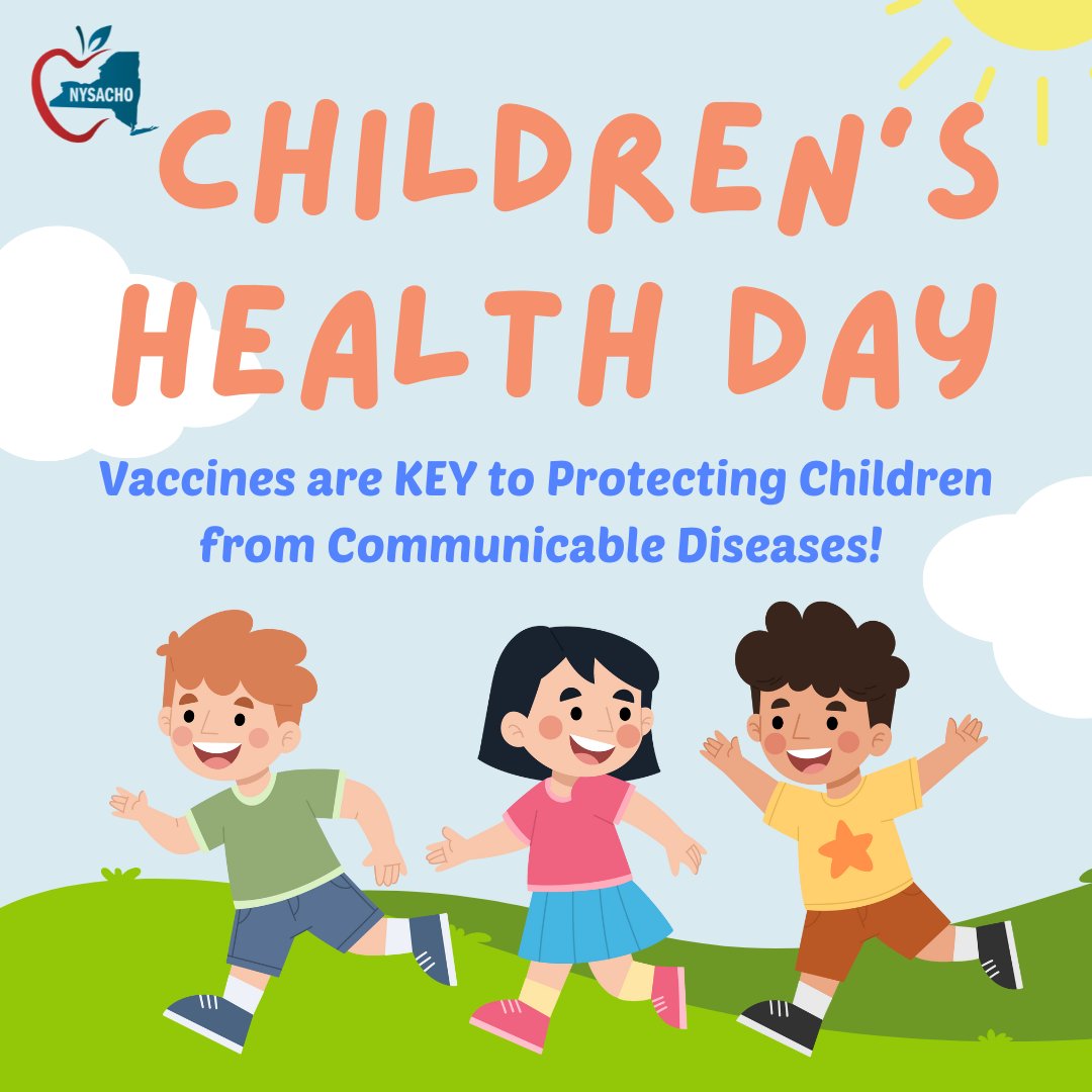Happy Children’s Health Day! Ensuring your children are up to date on vaccines is a powerful step toward a healthy future for them! Check out recommended vaccinations for birth-18 here: cdc.gov/vaccines/imz-s…