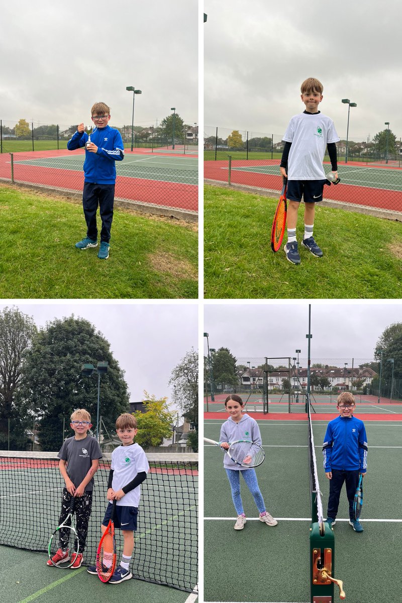 drummondltc's tweet photo. after some terrific tenis, its well played Barnaby &amp; Luca, winners of the respective @drummondltc Orange &amp; Green ball finals.
Well done to everyone who entered, to everyone who supported the players, to our umpires, and finally to Edwin for organising the day. #wanstead https://t.co/9REyOoqL6A