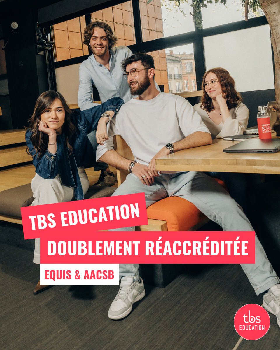 tbs_education's tweet image. 👏 TBS Education renouvelle ses prestigieuses accréditations EQUIS et AACSB !   

✅ Ces labels soulignent notre excellence académique et pédagogique et nous maintiennent ainsi parmi les 1% des écoles de commerce triplement accréditées (AACSB, AMBA et EQUIS) !

Plus…
