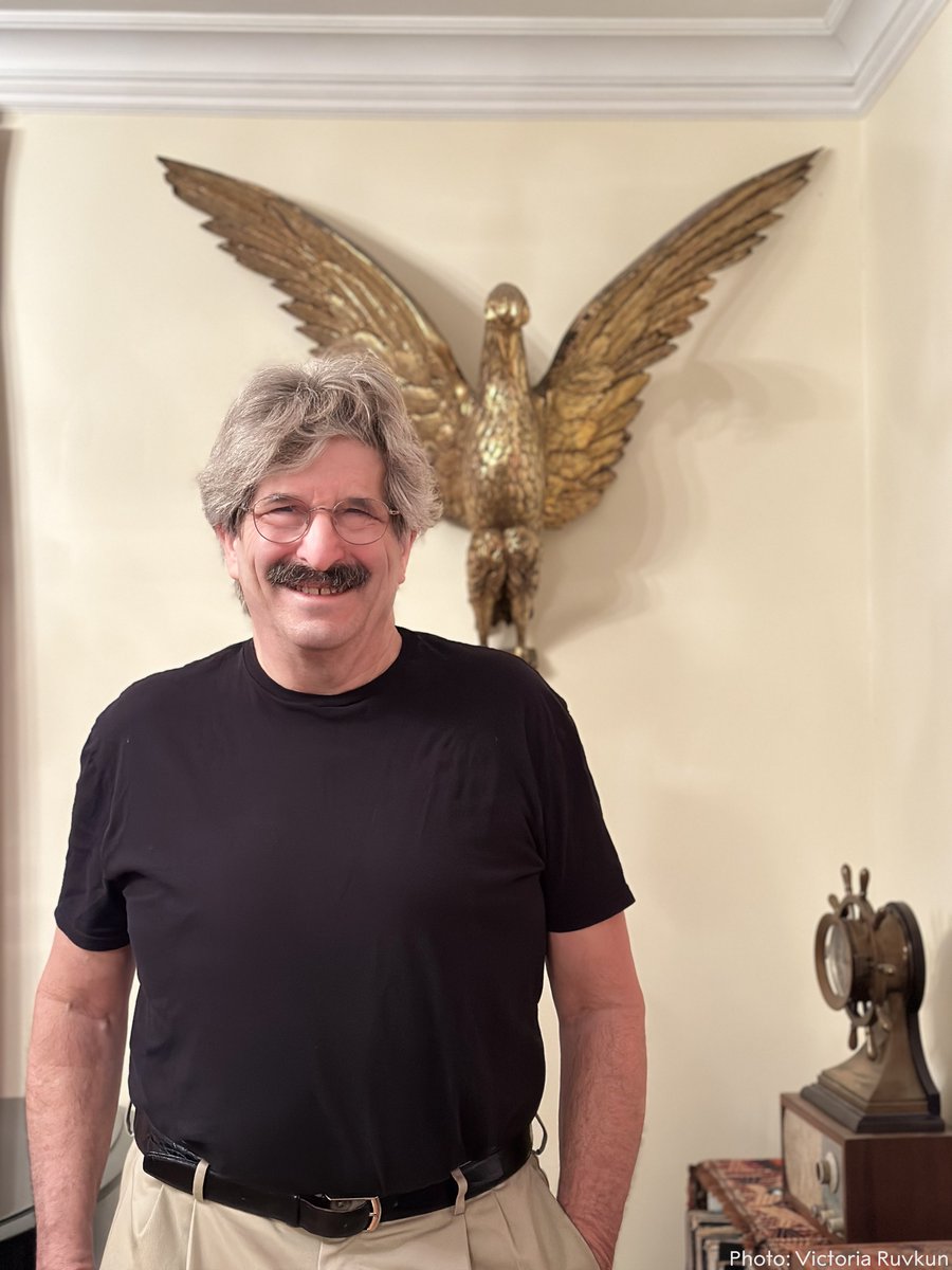 Say good morning to our new medicine laureate 🎉

Gary Ruvkun was woken up in the early hours to the news he had been awarded the 2024 Nobel Prize in Physiology or Medicine.

Stay tuned for our interview with him, coming soon.