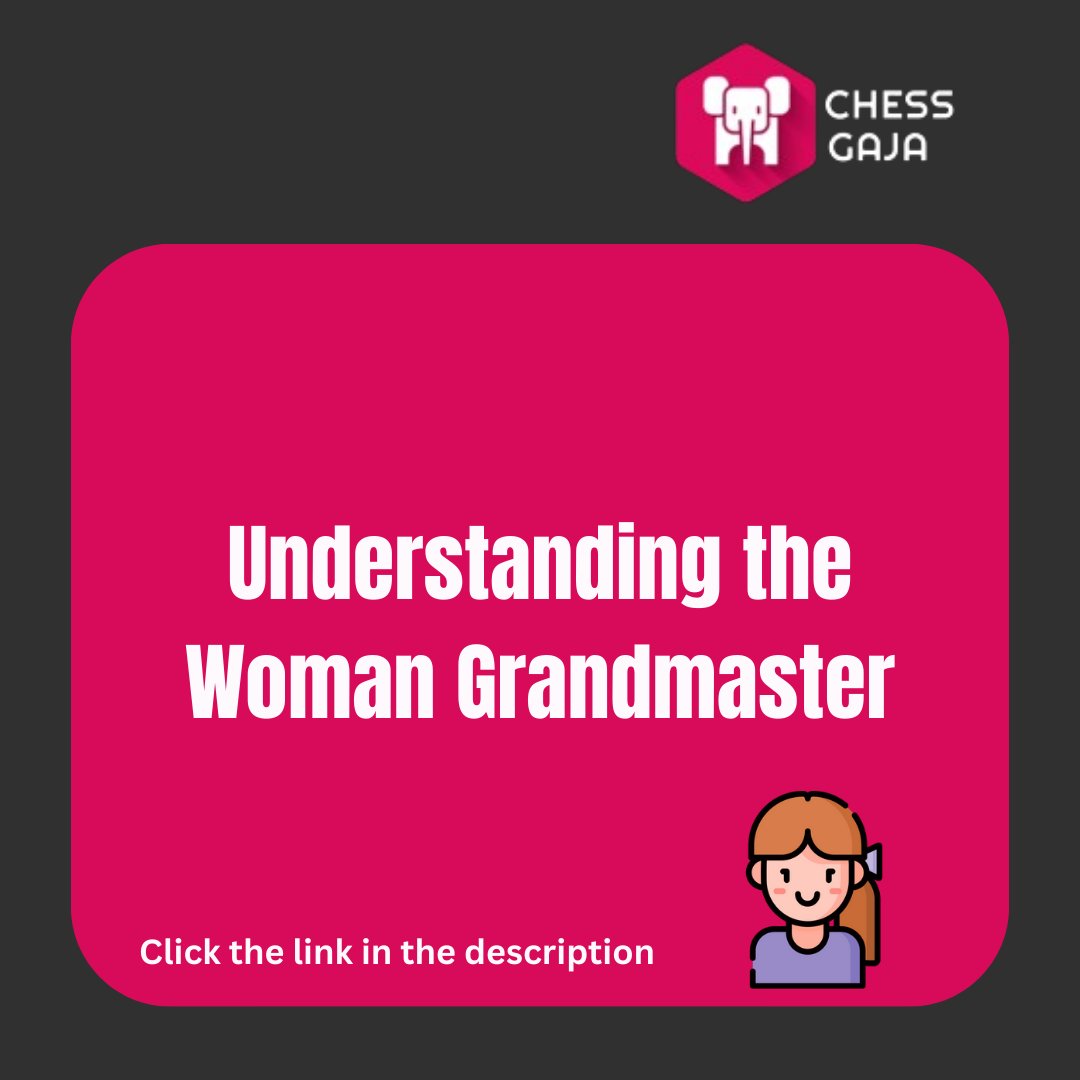 ChessGaja's tweet image. Understanding the Woman Grandmaster (WGM) Title in Chess
video link - youtube.com/shorts/NQDXnAq…
#ChessPatterns #ChessTactics #ChessStrategy #LearnChess #ChessTips #ChessGame #grandmastertips #chesstraining #learnchess #chessstrategy #chessgaja #GMPriyadharshan #onlinechessacademy