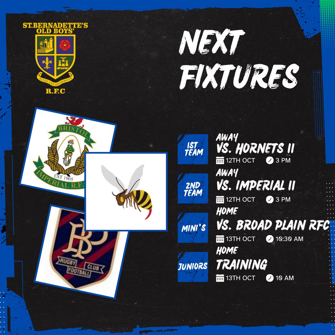 St Bernadettes OB RFC tweet media