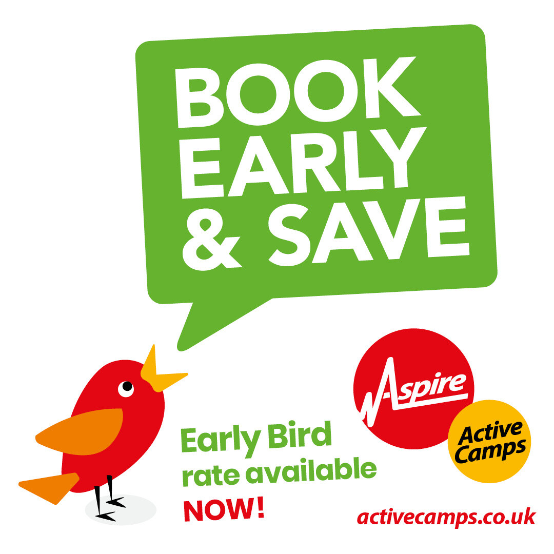 🐦⏰ Early Bird Alert! 🚨 Less than one week left to use your Early Bird discount for our action-packed camps. Don’t miss out on savings for a half-term filled with fun activities! Early bird ends 11th October, 5pm. #EarlyBird 

Book now and save: hubs.ly/Q02QLgy60