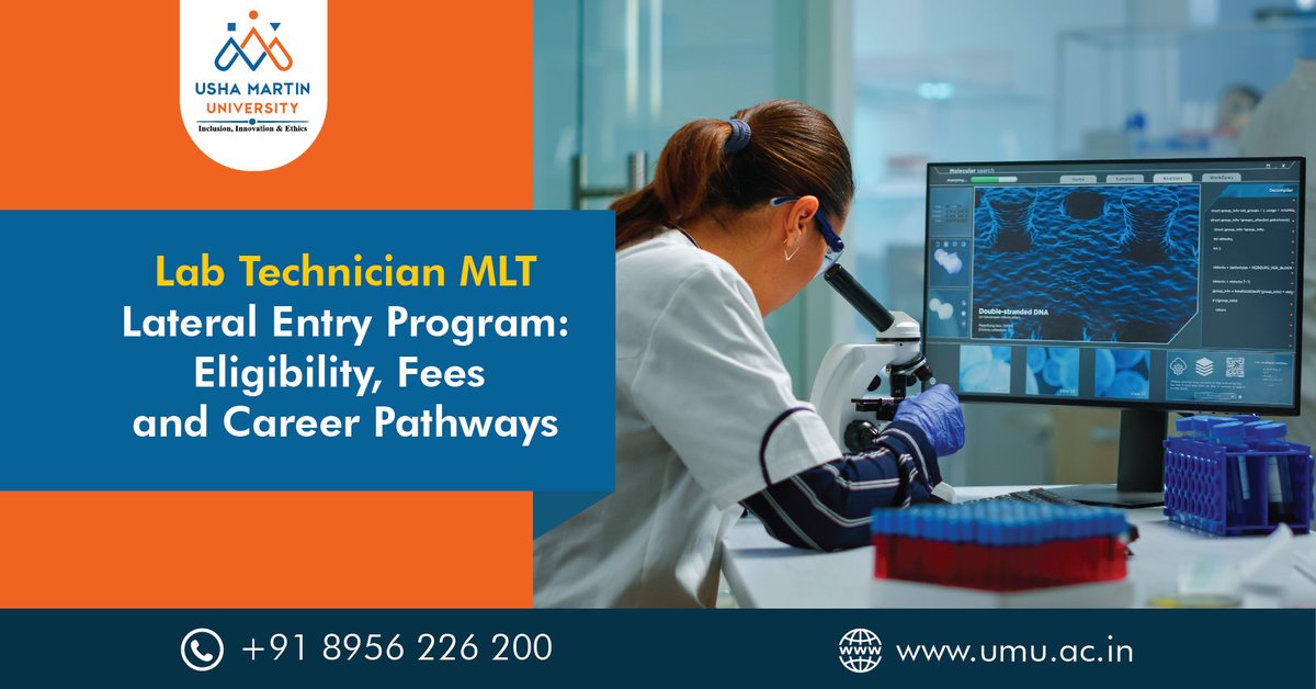 digitalrajnegi's tweet image. Lab Technician MLT (Lateral Entry) Program: Eligibility, Fees, and Career Pathways
Read More: bit.ly/4gVzZgX
#umujharkhand #medicallabtechnology #mltcourse #enrollnow #admissionopen2024 #applynow