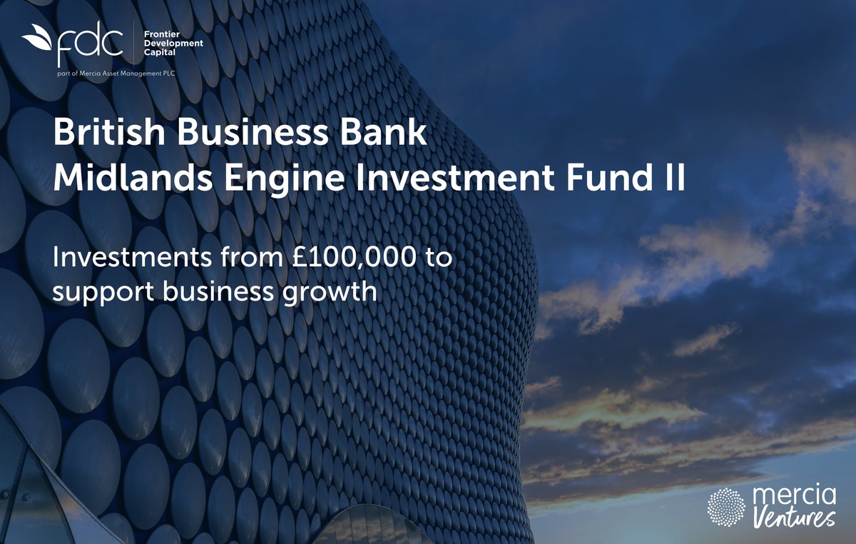 The MEIF II is designed to support established SMEs unlock further growth.

✍️ Investment available up to £2m
📍 For West Midlands based businesses
📈 Unlocking business’ ambitions and growth potential

Find out more about the MEIF II here: hubs.la/Q02SjDX20