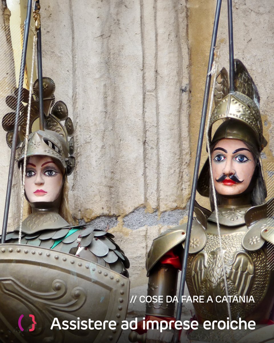 coderful's tweet image. L’opera dei pupi è uno dei simboli dell’identità culturale siciliana, uno spettacolo creato e messo in scena dai maestri pupari.
A Catania, puoi assistere alle rappresentazioni dei Fratelli Napoli o visitare la loro bottega, nel centro storico della città.
#coderful #catania
