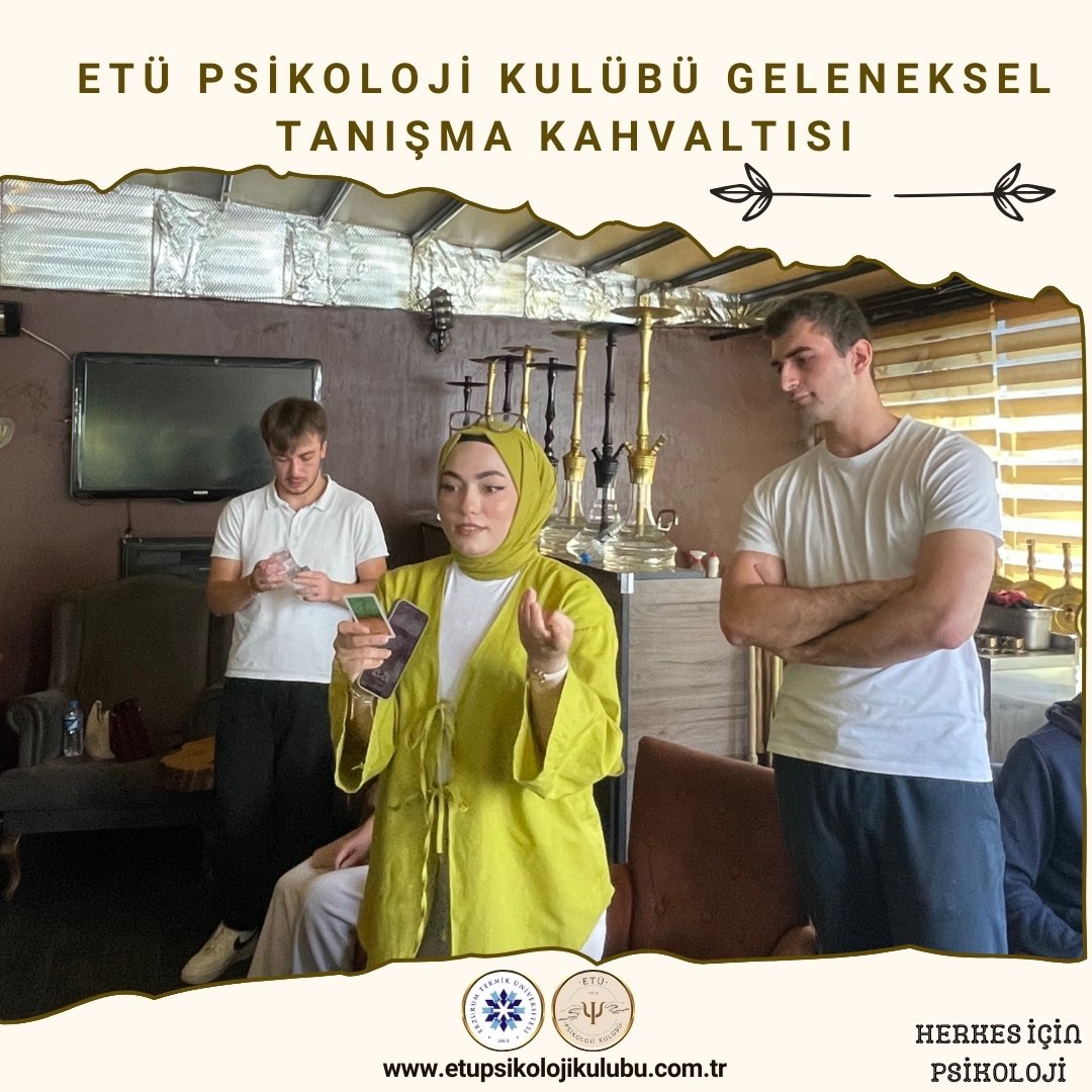 EtüPK ailesi olarak geleneksel tanışma kahvaltımızda yeni arkadaşlarımızla bir arada olmanın mutluluğunu tüm kalbimizde hissettik. Bu özel buluşmada, sıcak sohbetler, çeşitlik oyunlar ve samimi paylaşımlar eşliğinde yeni dostluklar kurmanın sevinciyle dolup taştık.🥳🎉