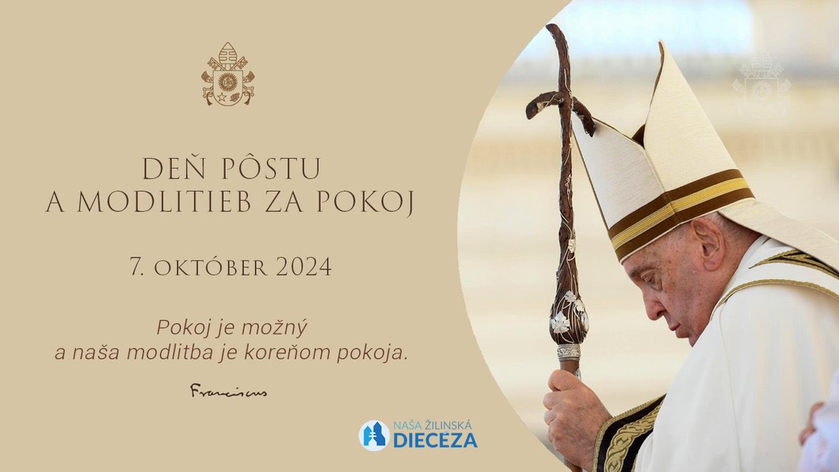 7. október 2024 je dňom smutného prvého výročia teroristického útoku spáchaného Hamasom v Izraeli, ktorý explodoval brutalitou, ktorej sme boli svedkami vo Svätej zemi počas uplynulého roka.