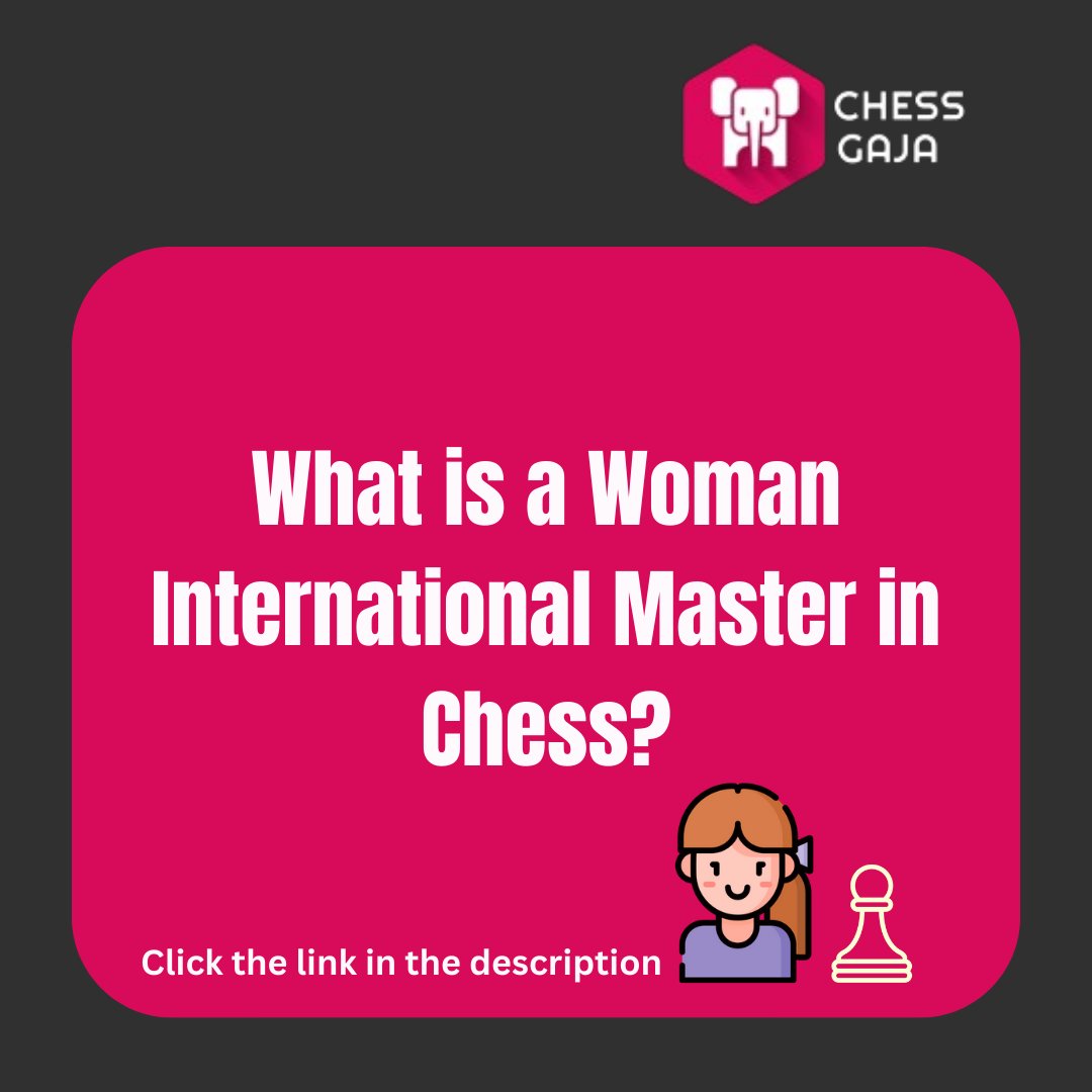 ChessGaja's tweet image. What is a Woman International Master in Chess?
video link - youtube.com/shorts/BRePkZg…
#ChessPatterns #ChessTactics #ChessStrategy #LearnChess #ChessTips #ChessGame #grandmastertips #chessimprovement #chesstraining #learnchess #chessgaja #GMPriyadharshan #onlinechessacademy