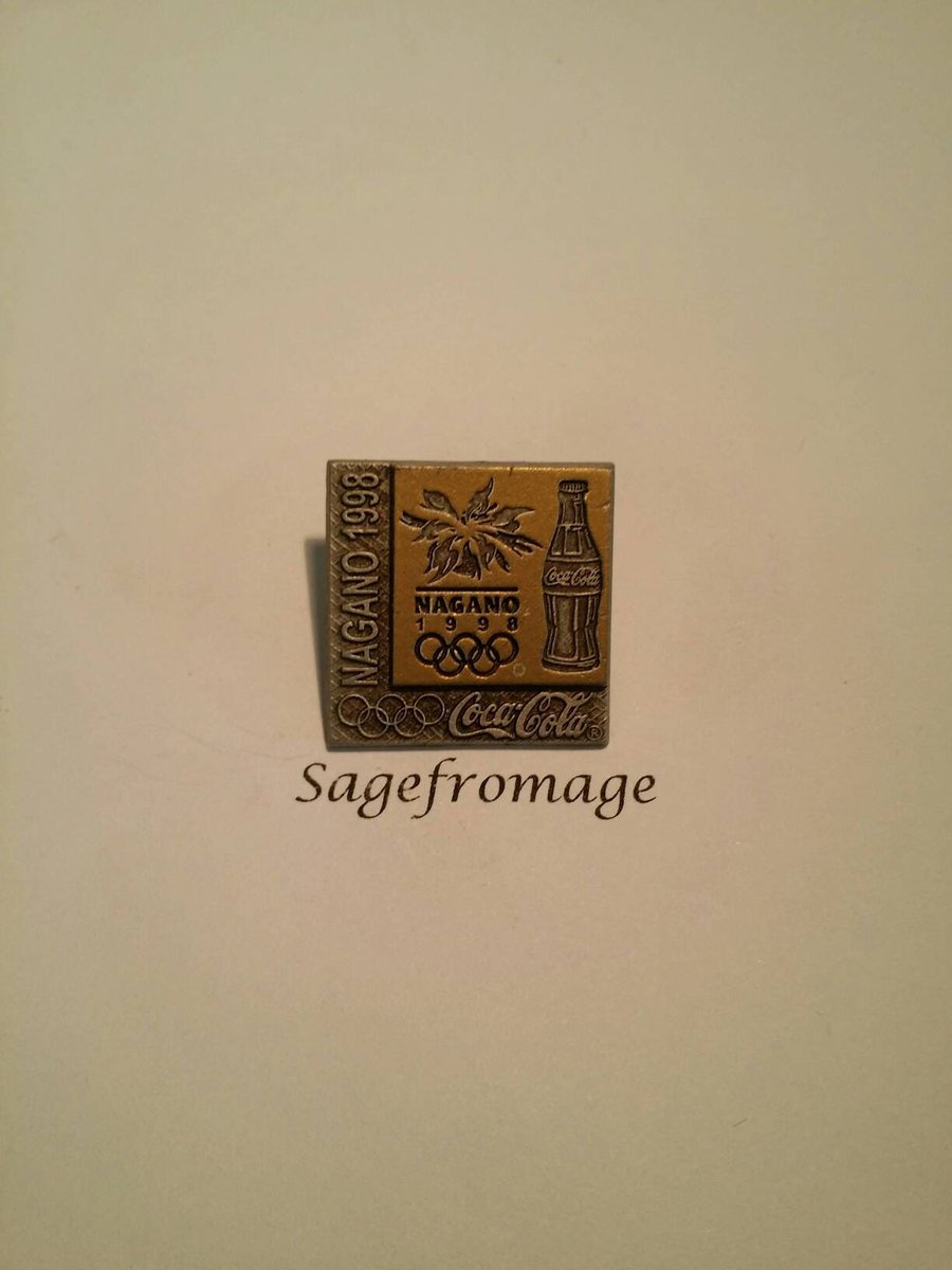 arlissbryant's tweet image. Olympics Nagano 1998 Pin coca-cola tuppu.net/db21b323 #sagefromage #PinBackButton