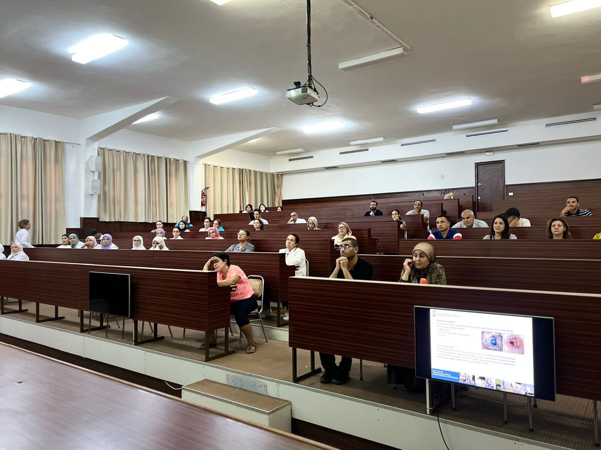 📢 Retour en images sur la conférence « La Leishmaniose canine en Tunisie » 🧪, organisée le 3 octobre par l'Association Amicale des Surveillants. Elle a été animée par Dr Lilia ZRIBI, vétérinaire biologiste au laboratoire de parasitologie médicale, biotechnologie et biomolécules