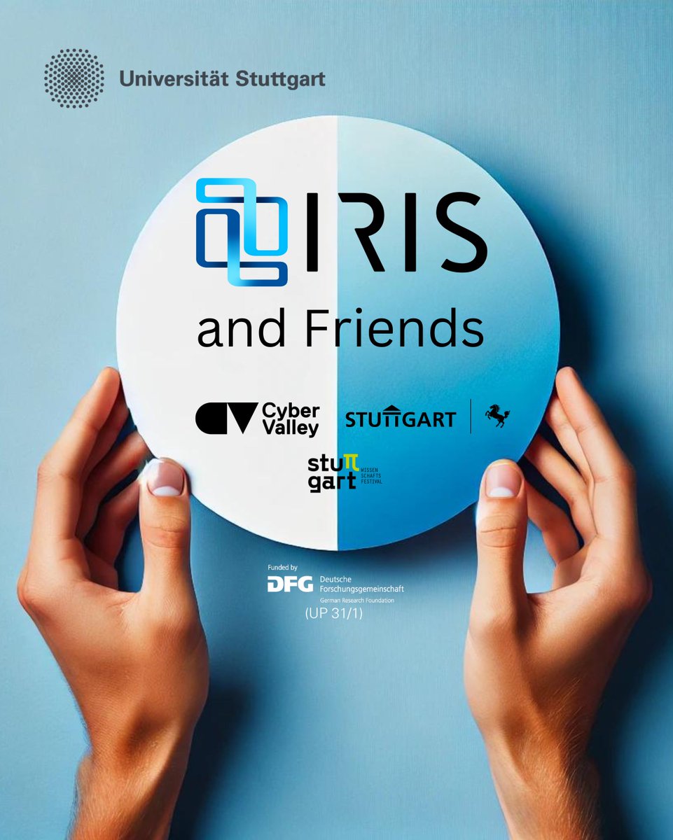 IRIS and FRIENDS at the Science Festival of the city of Stuttgart, October 17th, 10 a.m. to 6 p.m, Foyer K1, Keplerstr. 11, city centre.  iris.uni-stuttgart.de/event/IR