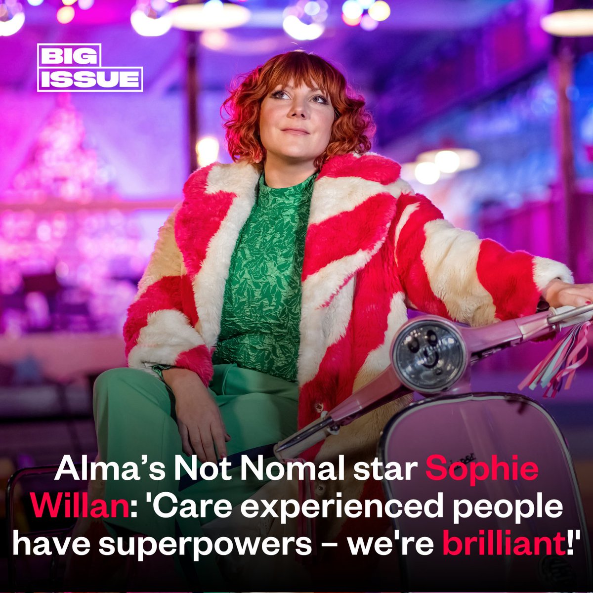 “We’re older than our years... we’ve got survival skills that other people don’t have.”

Sophie Willan speaks to fellow care experienced writer <a href="/sophiassocials/">Sophia Alexandra Hall</a> about foster care, looking up to <a href="/lemnsissay/">lemn sissay OBE FRSL</a>, and changing perspectives on the care system. 👇
bigissue.com/culture/tv/sop…