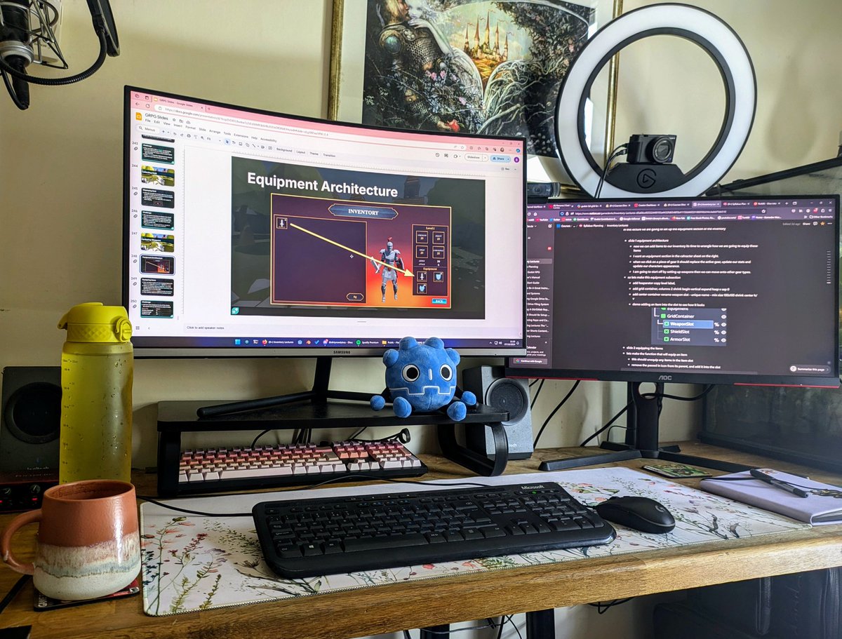 bramreth's tweet image. My lil #GodotEngine guy has arrived and is hard at work ✨