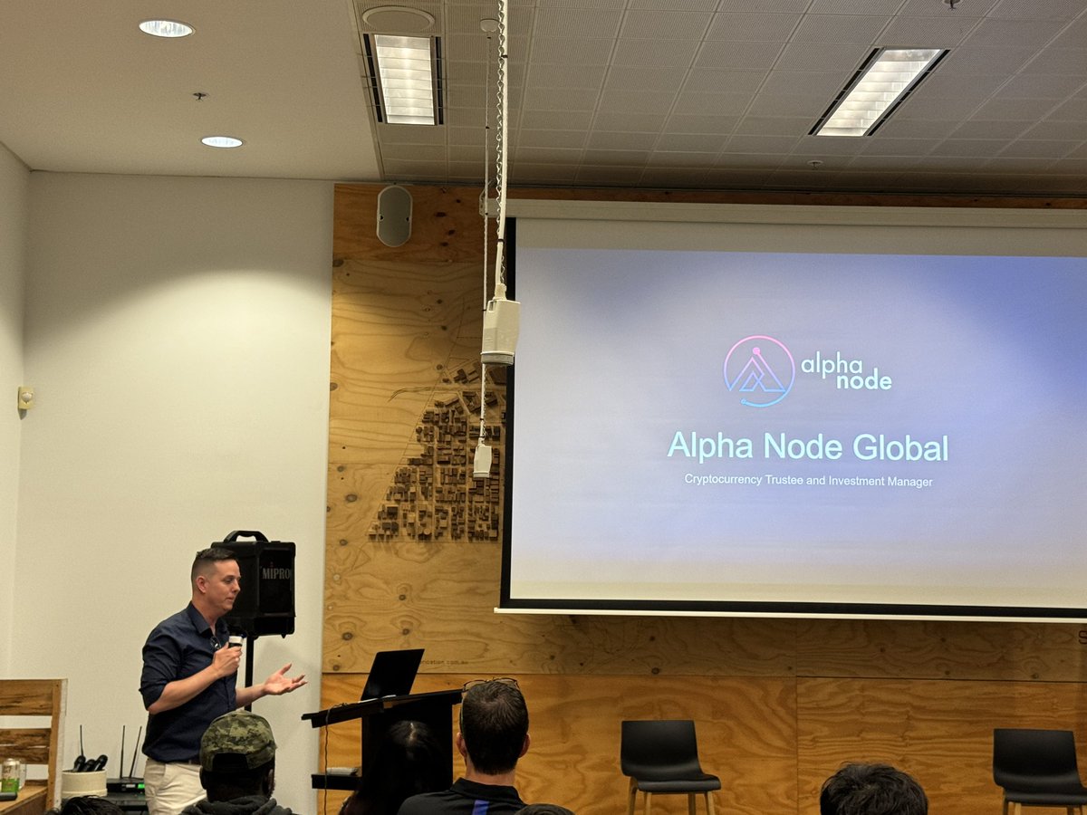 atbigthumb's tweet photo. Great talk by Ben Ritchie on Alpha Node and its strategies! 
#alphanode https://t.co/lULahdG89x