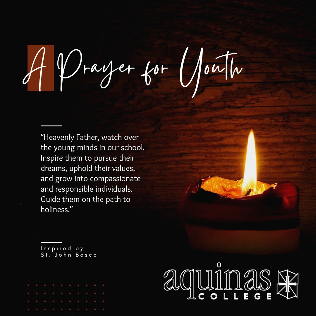 AquinasUK's tweet photo. A Prayer For Youth https://t.co/NzjkALlQwd