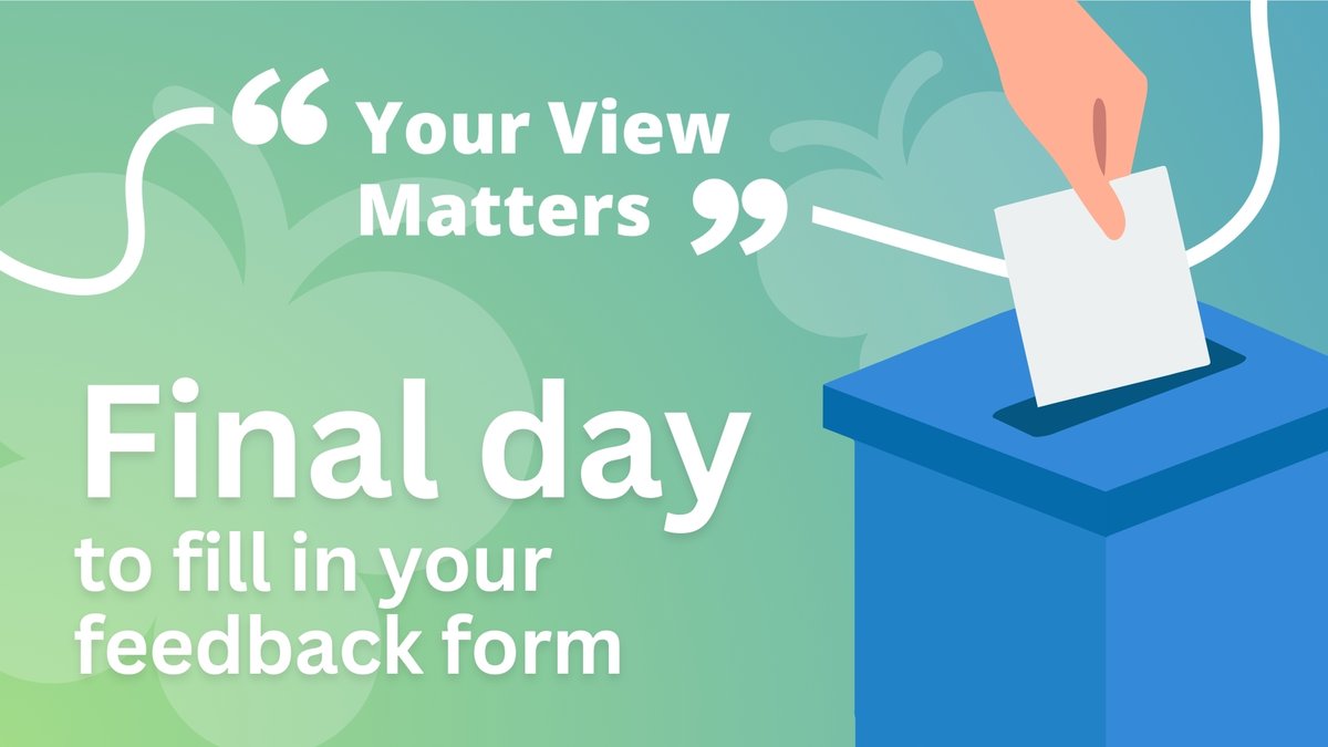 It’s the final day of supplementary consultation, closing today at 23:59.   

There is still time to complete our feedback form. Please pop paper forms in the post by end of day today or you can fill in the feedback from on our website: orlo.uk/dTR4u