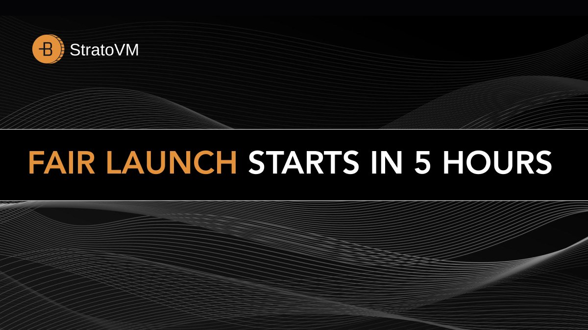 StratoVM_'s tweet image. $SVM Trading Starts in 5 hours!

Here are the details:

- Listing Price: $0.95/SVM
- Listing on Uniswap (ETH Mainnet): October 7th, 11 AM UTC
- Listing on MEXC Global: October 7th, 11 AM UTC
- Token Distribution Method: Fair Launch (Listing on CEX + DEX)
- Initial Market Cap:…
