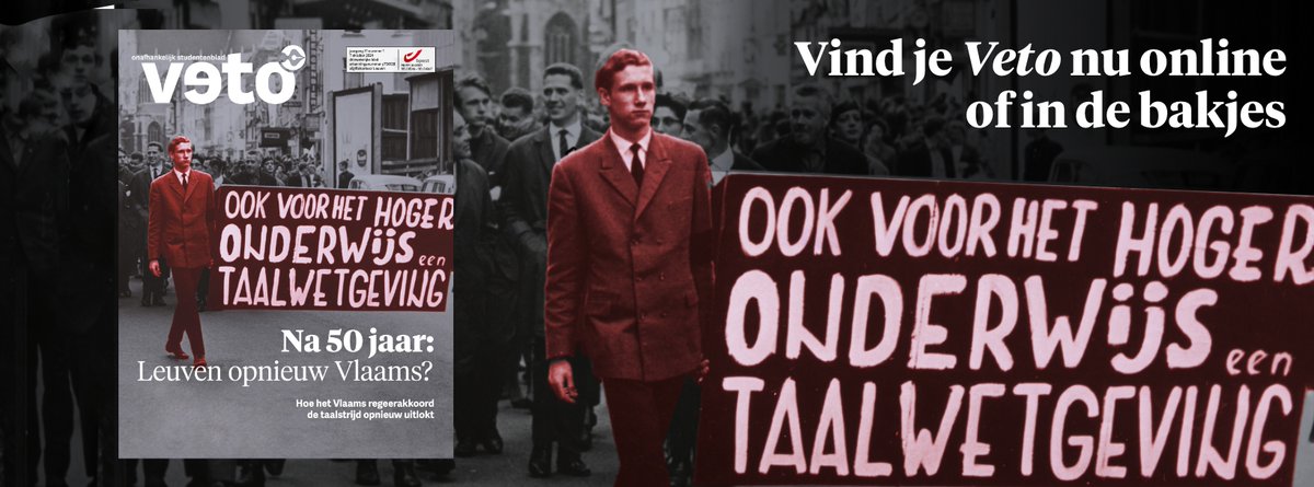 De allereerste Veto van jaargang 51 ligt vanaf vandaag in de bakjes. Lees hem hier online: veto.be/files/2024/10/…