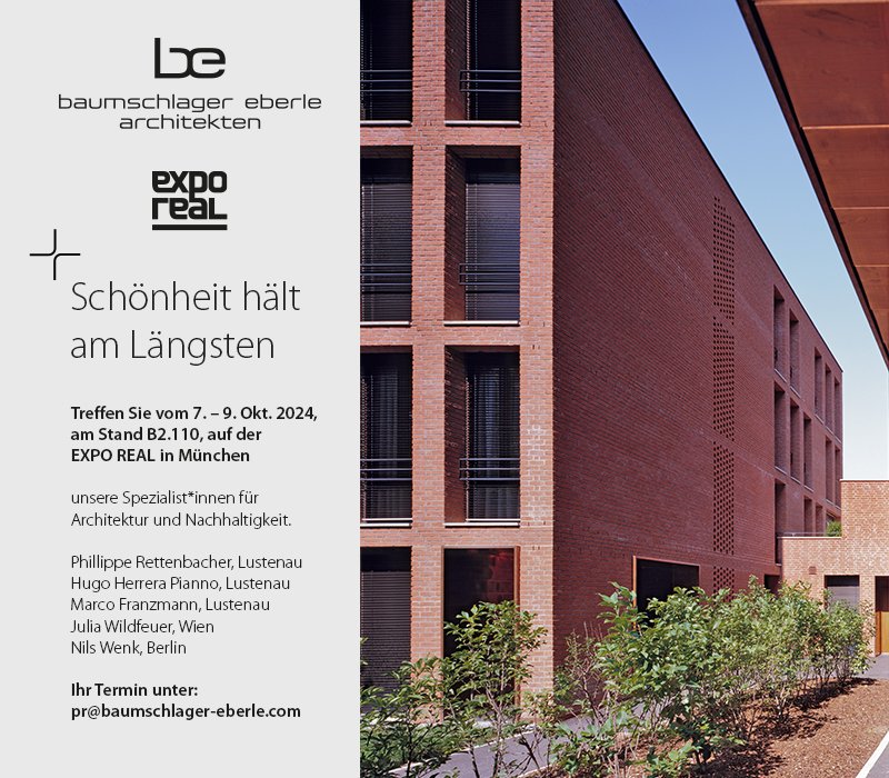 📢 LOS GEHT'S !
#baumschlagereberlearchitekten #Exporeal #München #Schönheit #Architektur
Wohnanlage Verwalter, Dornbirn 2002
