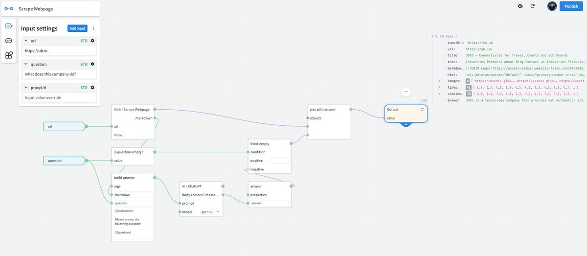 Nodescript_dev's tweet image. Streamline your dev process with NodeScript visual programming. Build, test, and share workflows easily. Perfect for those weekend #coding projects! 🛠️👨💻 #DevLife #Automation